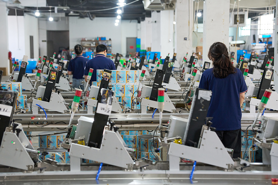 Ligne de production entièrement automatisée